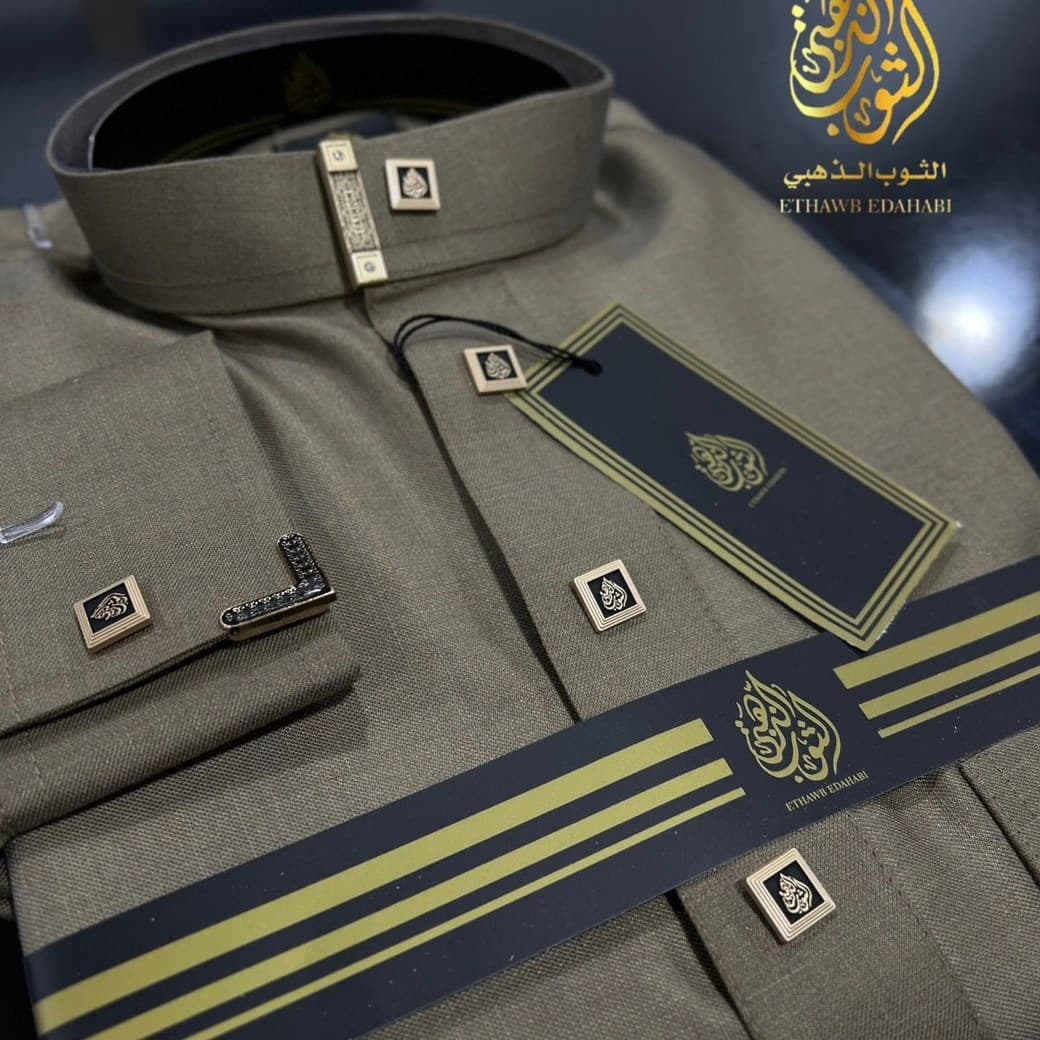 قميص الثوب الذهبي الفاخر 2026 كول أوفيسي - image 4